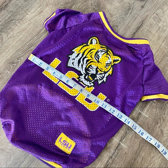 LSU Tigers Pet Dog Football Jersey - Picture 8 of 12